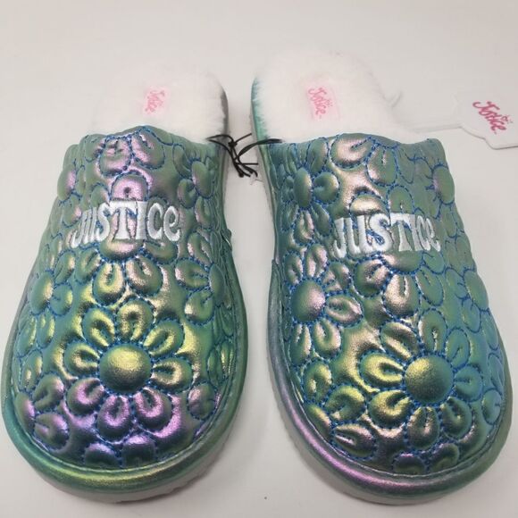 NWT. Justice House SLIPPERS. For lined. Cute, comfy. - Picture 3 of 15